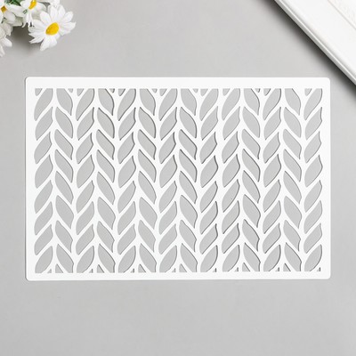 Трафарет пластиковый "Текстура" 24х16 см