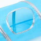 Туннель для кошек с 2 игрушками, 120 х 25 см, голубой - Фото 5