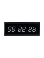 Часы электронные настенные «Соломон», 48×19×3 см, 7.5×4 см, белая индикация - Фото 3