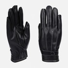 Перчатки мужские, безразмерные, с утеплителем, цвет чёрный - фото 319028836