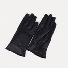 Перчатки женские, безразмерные, без утеплителя, цвет чёрный - фото 321358853