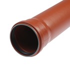 Труба канализационная FLEXTRON, наружная, d=110 мм, толщина 3.2 мм, 1500 мм - фото 300843785