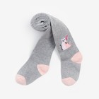 Колготки детские, цвет серый меланж, рост 104-110 см 9213070