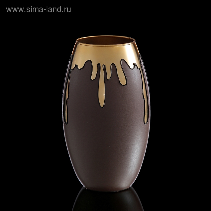 ваза стеклянная "Феррара", 12 × 12 × 30 см - Фото 1