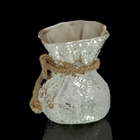 ваза "Лёд", стекло, посеребрение, 11 см - Фото 2