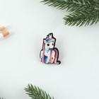 Подарочный набор новогодний, блокнот, карандаши простые 2 шт., наклейки, значок «Волшебство рядом» 7860038 - фото 4735160