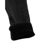 Брюки джинсовые утепленные флисом для мальчика, рост 152 см - Фото 6