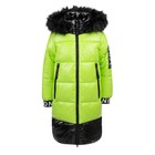 Зимнее пальто для девочки, рост 134 см - фото 109903621
