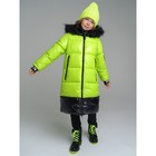Зимнее пальто для девочки, рост 134 см - Фото 4