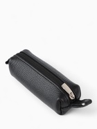 Ключница карманная на молнии, с кольцом, размер 12×3×3 см, чёрная - Фото 2