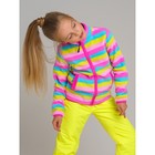 Толстовка из флиса на молнии для девочки, рост 140 см - фото 27793722