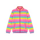 Толстовка из флиса на молнии для девочки, рост 140 см - фото 27793724