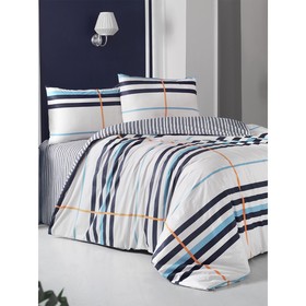 

КПБ 1,5 сп Striped, размер 180x240 см, 160x220 см, 50x70 см, цвет бирюзовый