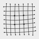 Фруктовница Доляна, 27×27×8,5 см, цвет чёрный - Фото 4