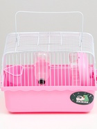 Клетка для грызунов «Пижон», 23×17×17 см, розовая - Фото 4