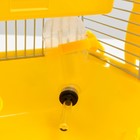 Клетка для грызунов "Пижон", укомплектованная, 27 х 21 х 26 см, жёлтая - Фото 6