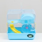 Клетка для грызунов "Пижон", укомплектованная, 27 х 21 х 26 см, голубая - Фото 2