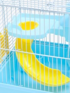 Клетка для грызунов «Пижон», 27×21×26 см укомплектованная, голубая - Фото 6