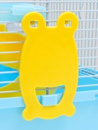 Клетка для грызунов «Пижон», 27×21×26 см укомплектованная, голубая - Фото 8