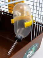 Клетка для грызунов «Пижон», 27×21×26 см укомплектованная, коричневая - Фото 10