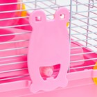 Клетка для грызунов "Пижон", 31 х 24 х 30 см, розовая - Фото 6