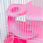 Клетка для мелких грызунов "Пижон", с наполнением, 23 х 17 х 40 см, розовая - Фото 5