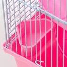 Клетка для мелких грызунов "Пижон", с наполнением, 23 х 17 х 40 см, розовая - Фото 7