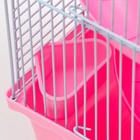 Клетка для мелких грызунов "Пижон", с наполнением, 23 х 17 х 40 см, розовая - Фото 8