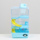 Клетка для мелких грызунов "Пижон", с наполнением, 23 х 17 х 40 см, голубая - Фото 3