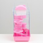 Клетка для мелких грызунов "Пижон", с наполнением, 27 х 21 х 45 см, розовая - Фото 3