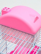 Клетка для мелких грызунов «Пижон», с наполнением, 27×21×40 см, розовая - Фото 9