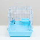 Клетка для грызунов "Пижон", 47 х 30 х 30 см, голубая - Фото 3