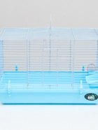 Клетка для грызунов «Пижон», 47×30×30 см, голубая - Фото 4