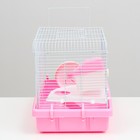 Клетка для грызунов "Пижон", с наполнением, 44,5 х 31 х 36,5 см, розовая - Фото 3
