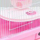 Клетка для грызунов "Пижон", с наполнением, 44,5 х 31 х 36,5 см, розовая - Фото 8