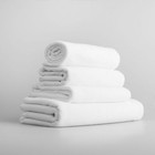 Комплект махровых полотенец «Альба», размер 50х100 см, отбеленный - фото 291449949