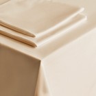 Комплект скатертей «Густав», размер 145х145 см, цвет бежевый - фото 291449972