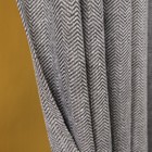 Комплект штор с подхватами «Бадди», размер 2х200х270 см, цвет темно-серый - Фото 2