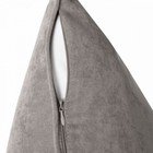 Наволочка декоративная «Тина», размер 45х45 см, цвет серый - Фото 2