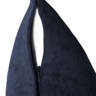 Наволочка декоративная «Тина», размер 45х45 см, цвет синий - Фото 2