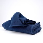 Полотенце махровое «Ринг», размер 50х90 см, цвет тёмно-синий - фото 297036421