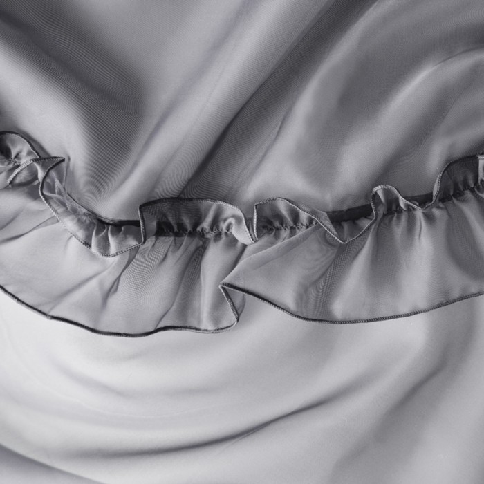 Тюль «Винтаж», размер 400х270 см, цвет серый - фото 1926493236