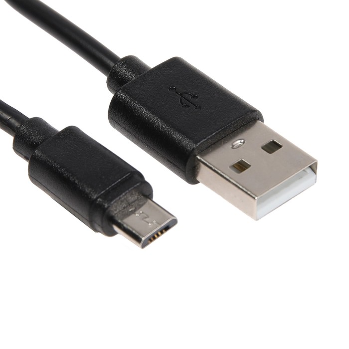 Кабель OXION, microUSB - USB, 1 м, черный - фото 1906070091