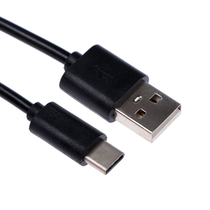 Кабель OXION, Type-C - USB, 1 м, черный - фото 1904608614