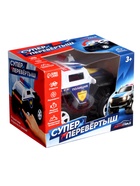 Джип-перевёртыш «Полиция», работает от батареек, цвет чёрный - Фото 5