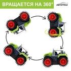 Трактор-перёвертыш «Хозяин фермы», работает от батареек, цвет зелёный - фото 6683680