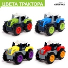 Трактор-перёвертыш «Хозяин фермы», работает от батареек, цвет синий - фото 3879530