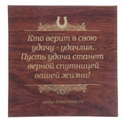 Подкова «Гармонии и любви вашему дому», 7 х 7 см. - Фото 7
