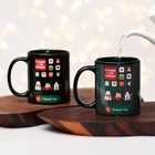 Кружка керамическая новогодняя «Праздник к нам приходит!», 300 мл - Фото 9