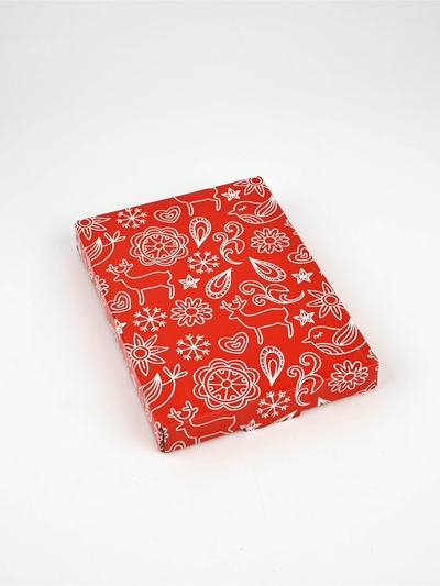 Тарелка новогодняя плоская «Сказочного года», 13.5×18 см